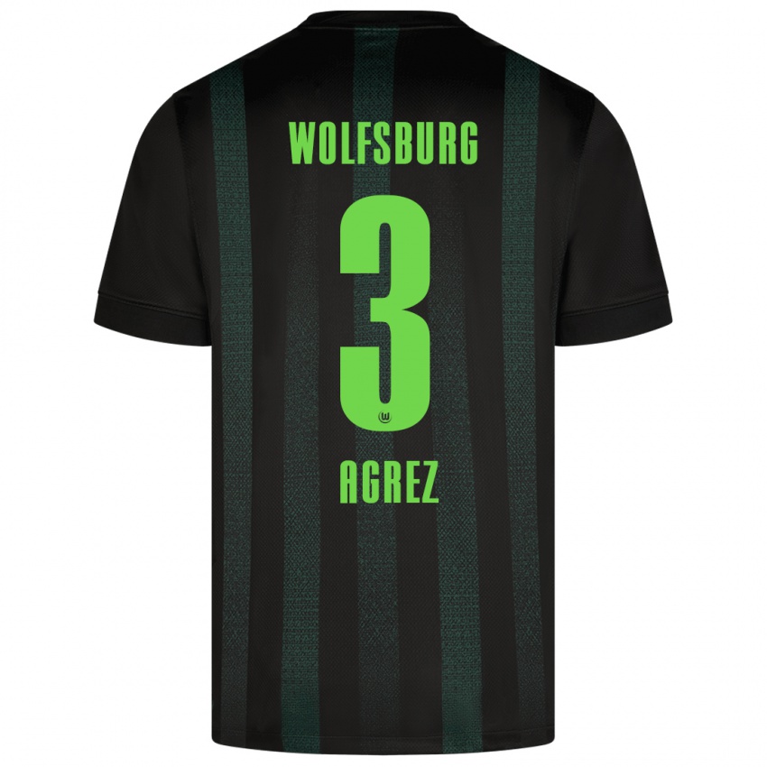 Heren Sara Agrež #3 Donkergroen Uitshirt Uittenue 2024/25 T-Shirt