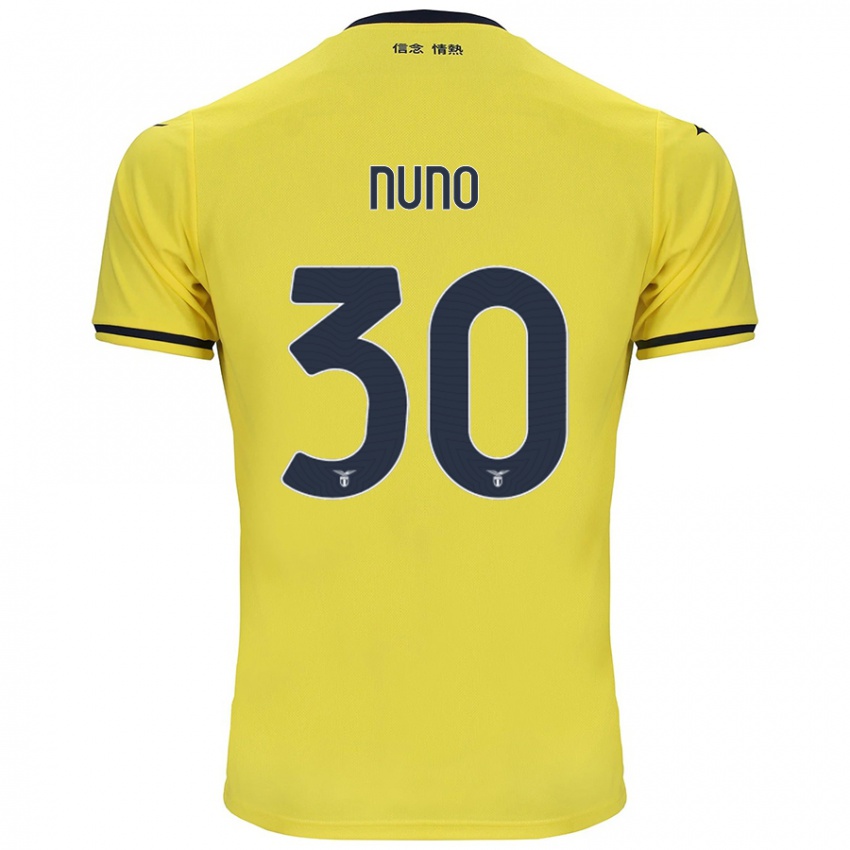 Heren Nuno Tavares #30 Geel Uitshirt Uittenue 2024/25 T-Shirt