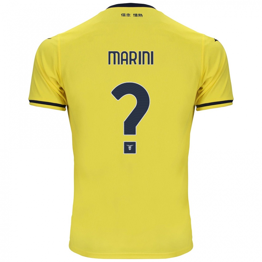 Heren Matteo Marini #0 Geel Uitshirt Uittenue 2024/25 T-Shirt