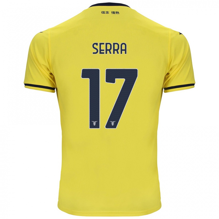 Heren Federico Serra #17 Geel Uitshirt Uittenue 2024/25 T-Shirt