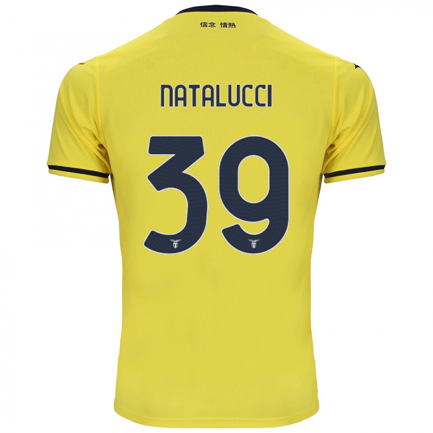 Heren Serena Natalucci #39 Geel Uitshirt Uittenue 2024/25 T-Shirt