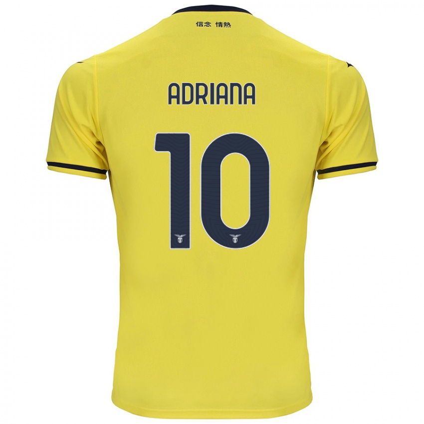 Heren Adriana Martín Santamaría #10 Geel Uitshirt Uittenue 2024/25 T-Shirt