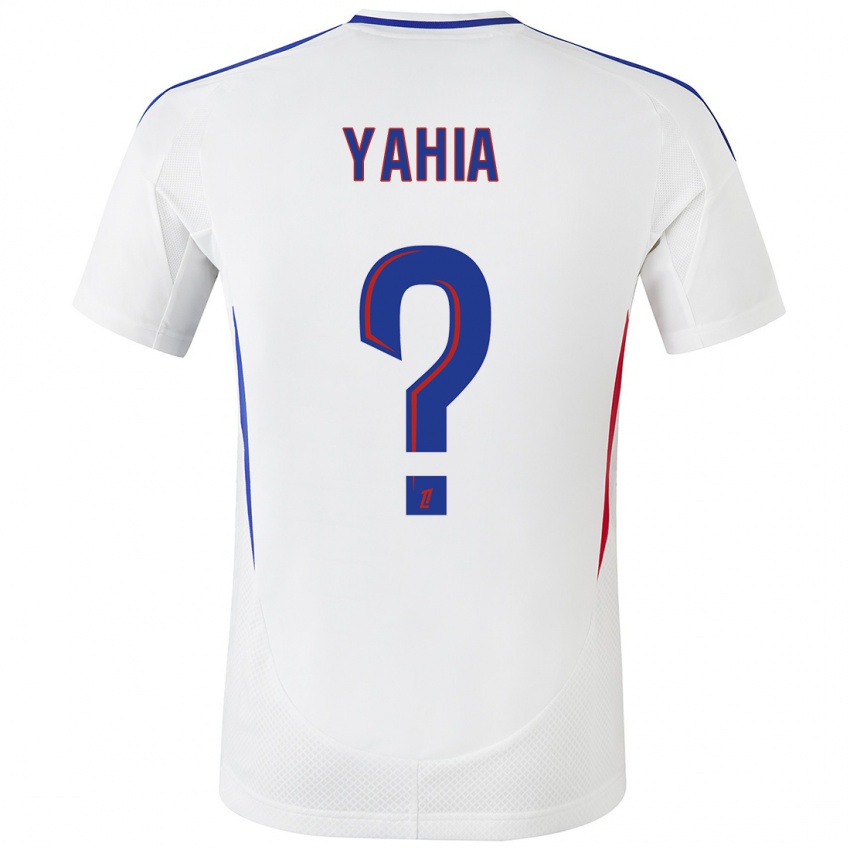 Dames Kelyan Yahia #0 Wit Blauw Thuisshirt Thuistenue 2024/25 T-Shirt