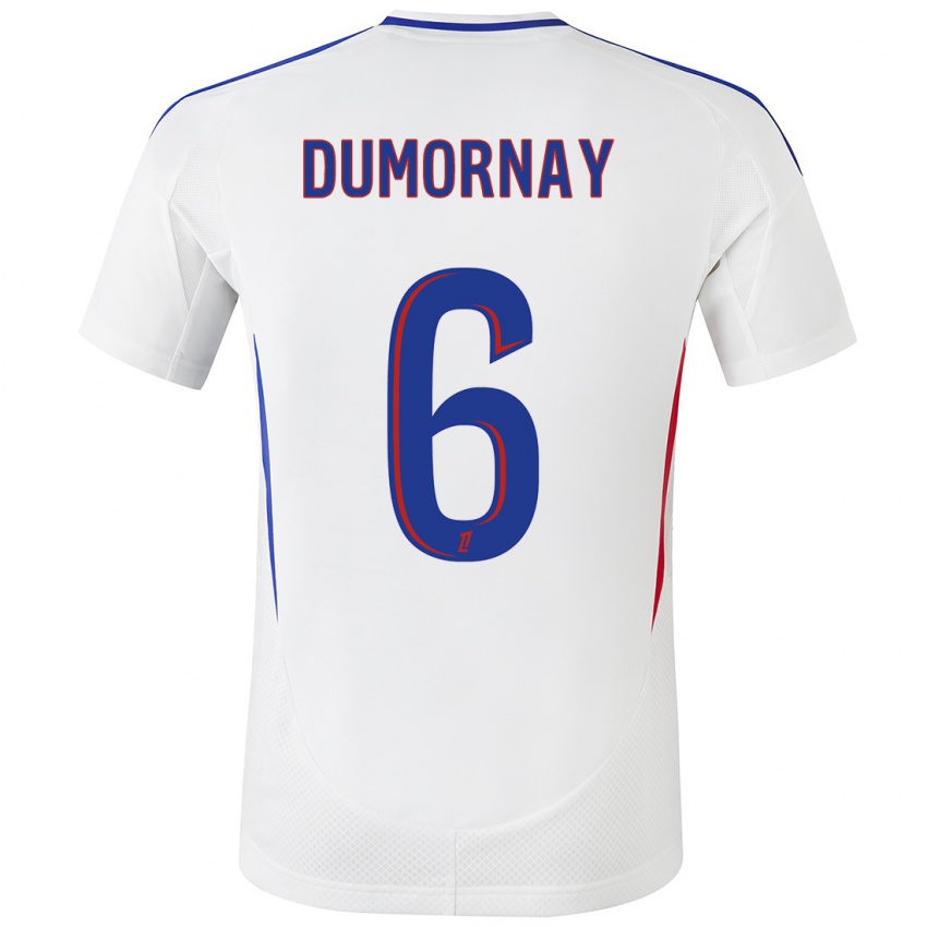 Dames Melchie Dumornay #6 Wit Blauw Thuisshirt Thuistenue 2024/25 T-Shirt