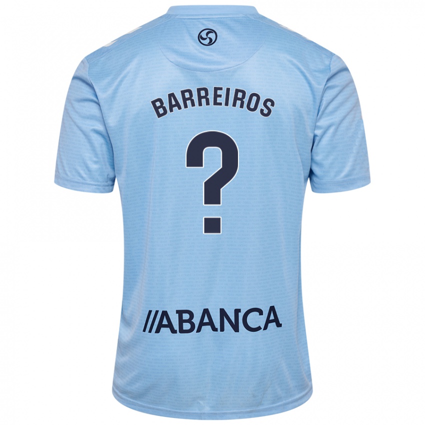 Dames Iago Barreiros #0 Hemelsblauw Thuisshirt Thuistenue 2024/25 T-Shirt