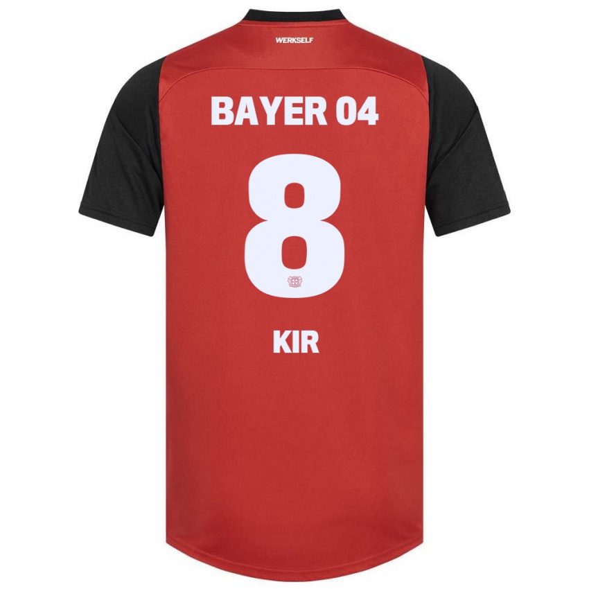 Dames Burak Kir #8 Rood Zwart Thuisshirt Thuistenue 2024/25 T-Shirt