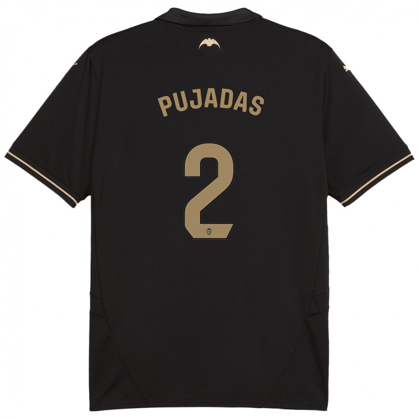 Dames Berta Pujadas #2 Zwart Uitshirt Uittenue 2024/25 T-Shirt