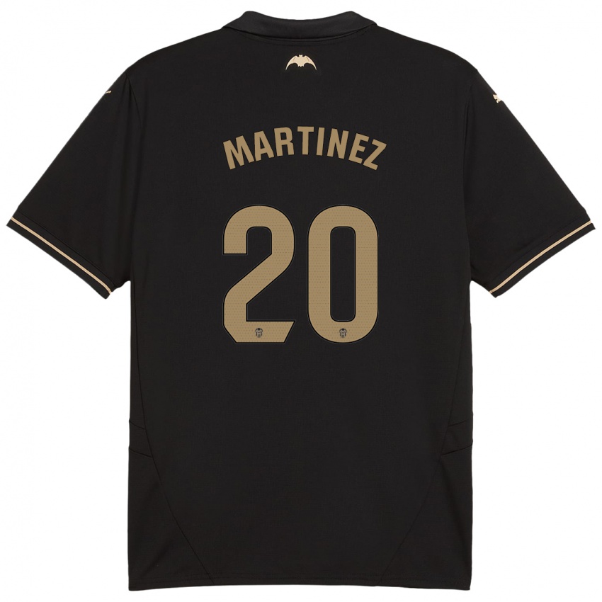 Dames Asun Martínez #20 Zwart Uitshirt Uittenue 2024/25 T-Shirt