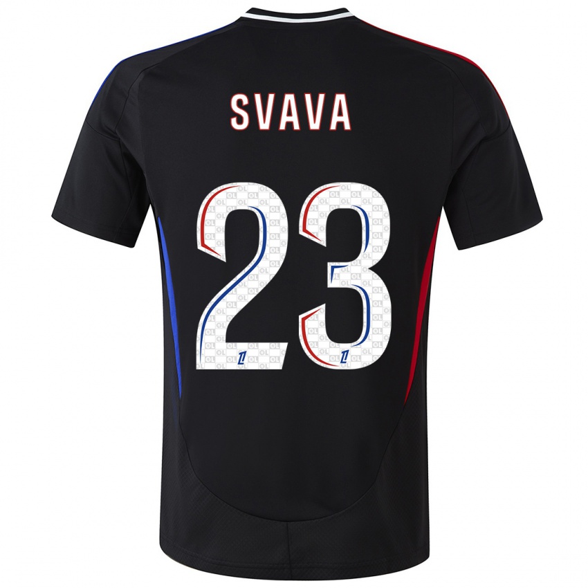 Dames Sofie Svava #23 Zwart Uitshirt Uittenue 2024/25 T-Shirt