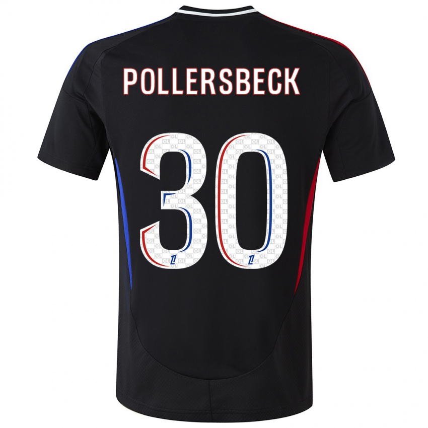 Dames Julian Pollersbeck #30 Zwart Uitshirt Uittenue 2024/25 T-Shirt