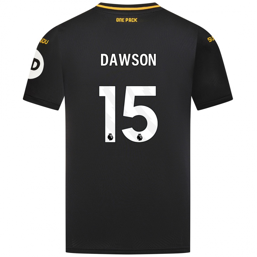 Dames Craig Dawson #15 Zwart Uitshirt Uittenue 2024/25 T-Shirt