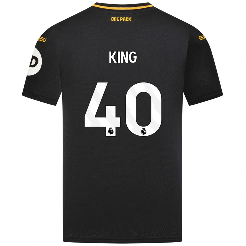 Dames Tom King #40 Zwart Uitshirt Uittenue 2024/25 T-Shirt