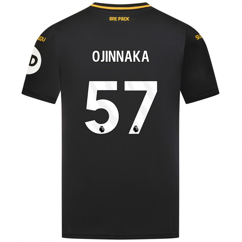 Dames Temple Ojinnaka #57 Zwart Uitshirt Uittenue 2024/25 T-Shirt