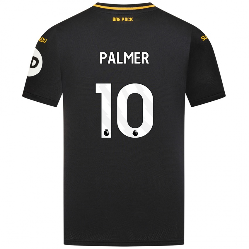 Dames Jamila Palmer #10 Zwart Uitshirt Uittenue 2024/25 T-Shirt