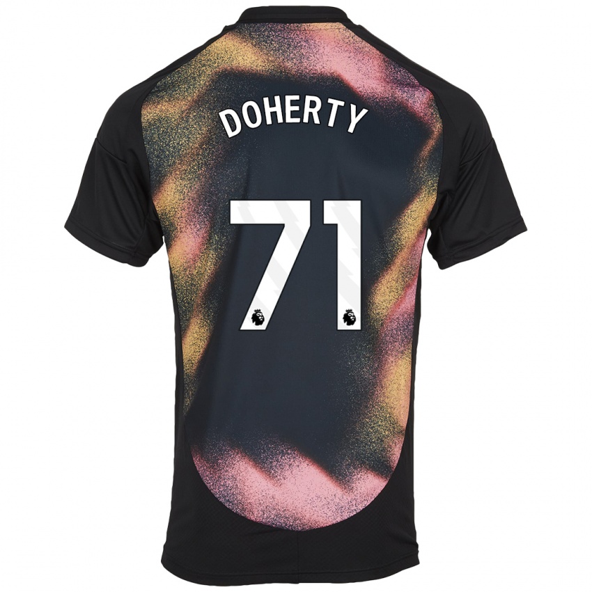 Dames Arlo Doherty #71 Zwart Wit Uitshirt Uittenue 2024/25 T-Shirt