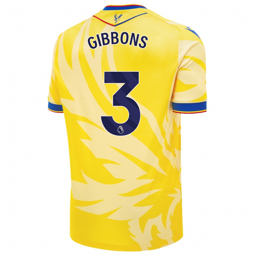 Dames Felicity Gibbons #3 Geel Uitshirt Uittenue 2024/25 T-Shirt