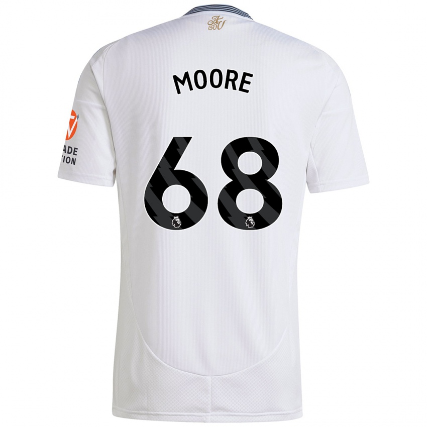 Dames Kobei Moore #68 Wit Uitshirt Uittenue 2024/25 T-Shirt