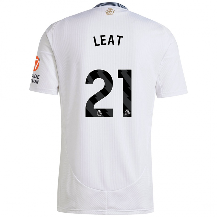 Dames Anna Leat #21 Wit Uitshirt Uittenue 2024/25 T-Shirt