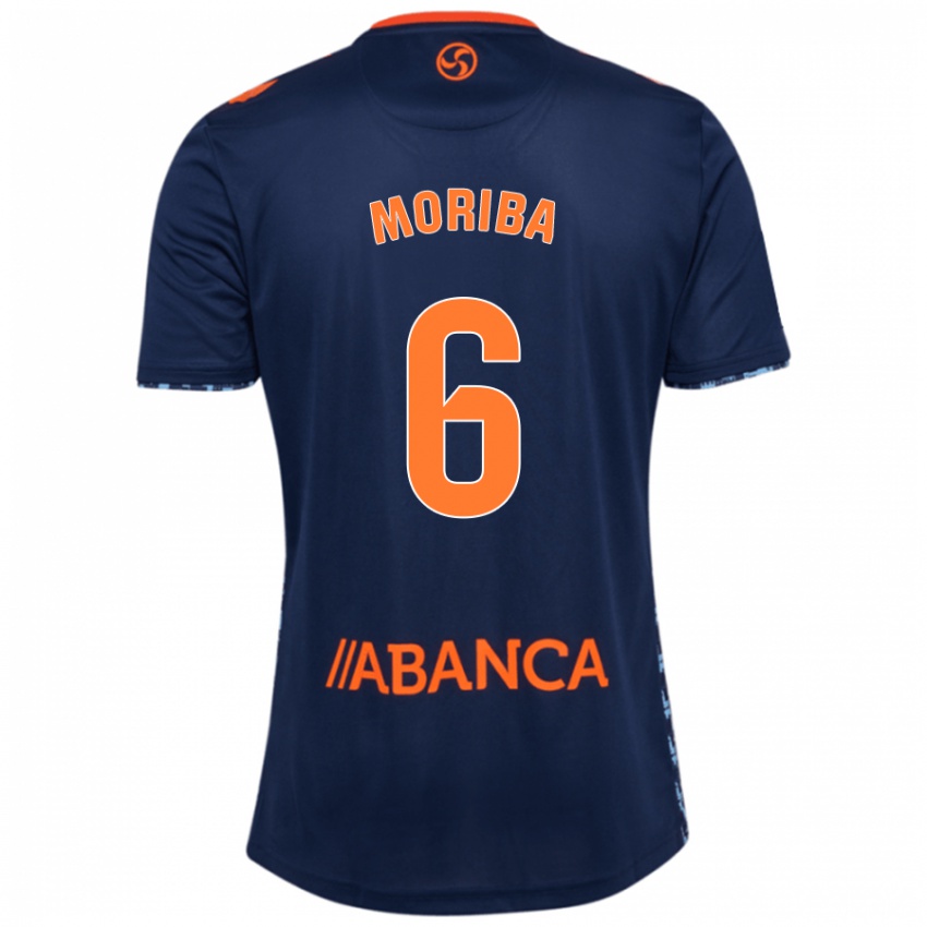 Dames Ilaix Moriba #6 Marineblauw Uitshirt Uittenue 2024/25 T-Shirt