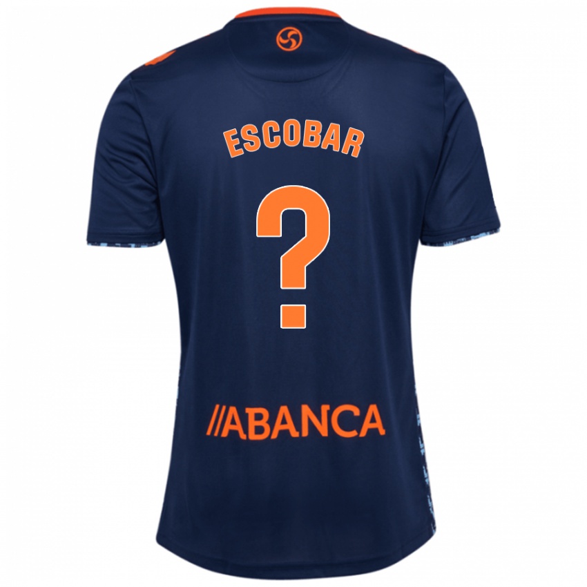 Dames Jordi Escobar #0 Marineblauw Uitshirt Uittenue 2024/25 T-Shirt