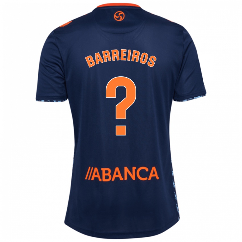 Dames Iago Barreiros #0 Marineblauw Uitshirt Uittenue 2024/25 T-Shirt