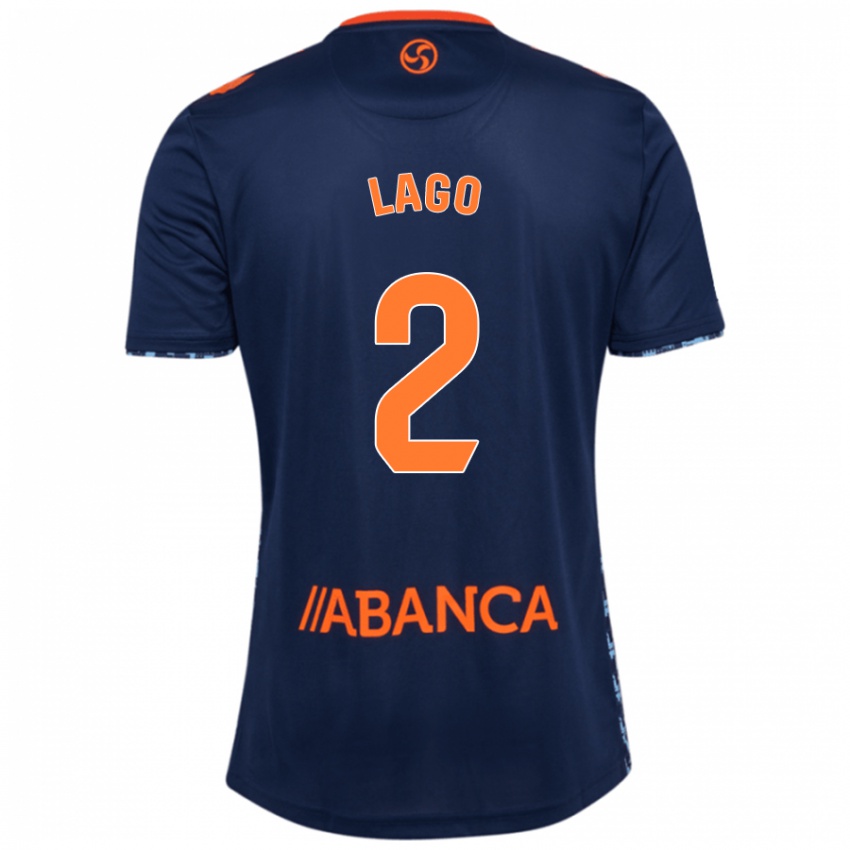 Dames Yoel Lago #2 Marineblauw Uitshirt Uittenue 2024/25 T-Shirt