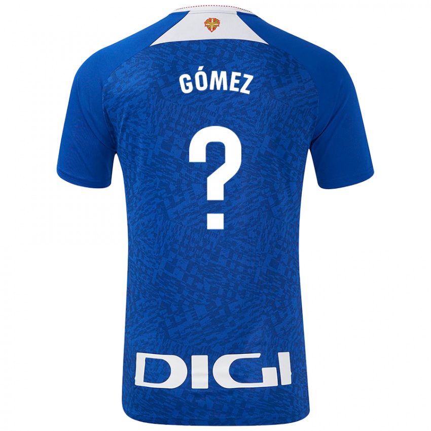 Dames Xabi Gómez #0 Koningsblauw Uitshirt Uittenue 2024/25 T-Shirt