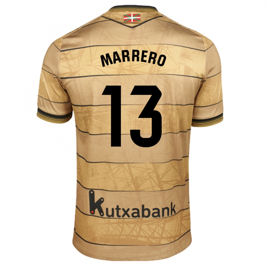 Dames Unai Marrero #13 Bruin Uitshirt Uittenue 2024/25 T-Shirt