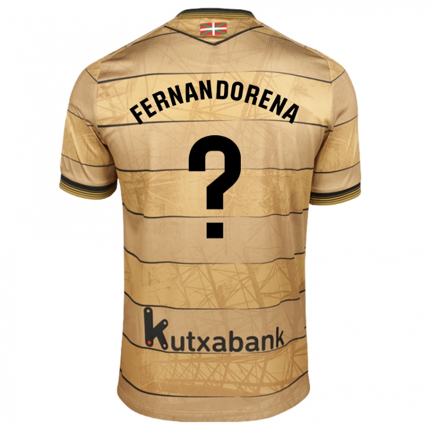 Dames Alex Fernandorena #0 Bruin Uitshirt Uittenue 2024/25 T-Shirt