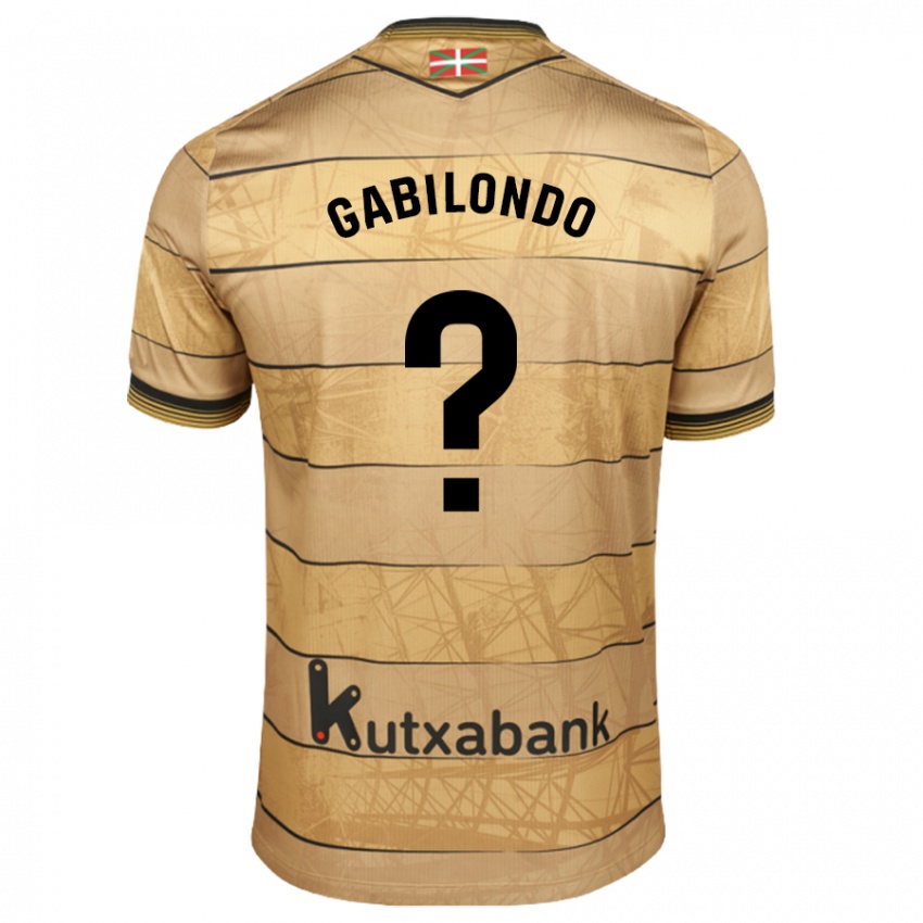 Dames Iker Gabilondo #0 Bruin Uitshirt Uittenue 2024/25 T-Shirt