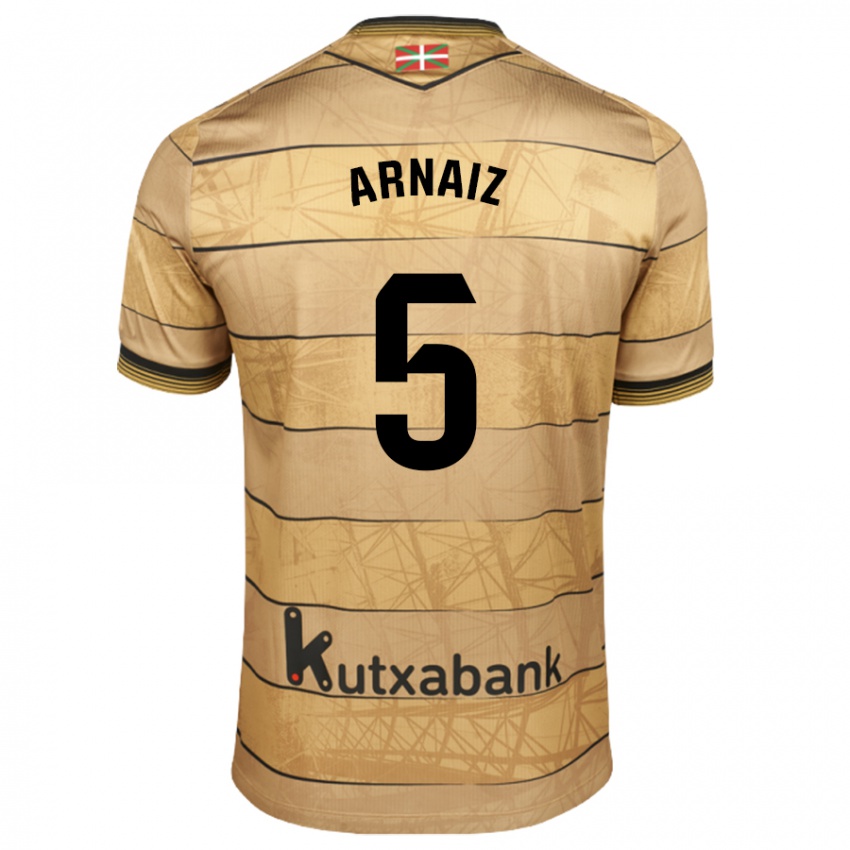 Dames Iris Arnaiz #5 Bruin Uitshirt Uittenue 2024/25 T-Shirt