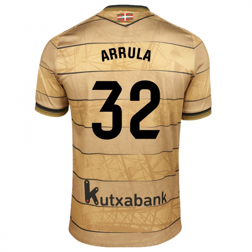 Dames Julia Arrula #32 Bruin Uitshirt Uittenue 2024/25 T-Shirt