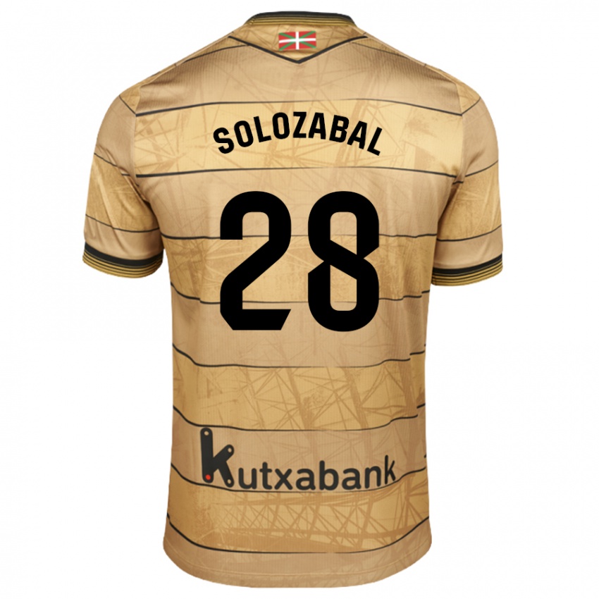 Dames Malen Solozabal Ibarra #28 Bruin Uitshirt Uittenue 2024/25 T-Shirt