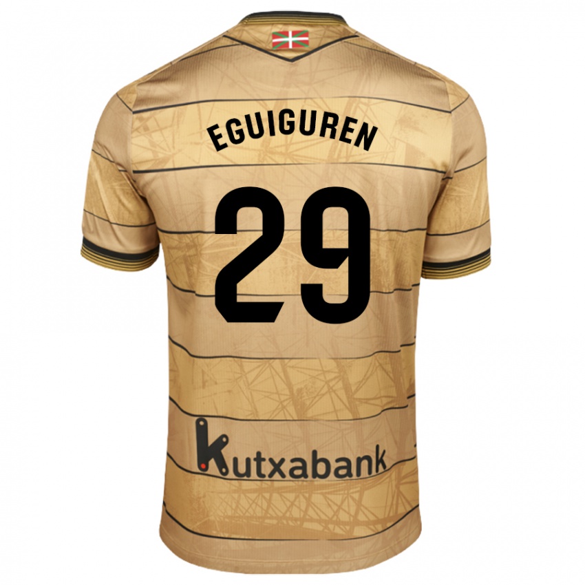 Dames Intza Eguiguren Beraza #29 Bruin Uitshirt Uittenue 2024/25 T-Shirt