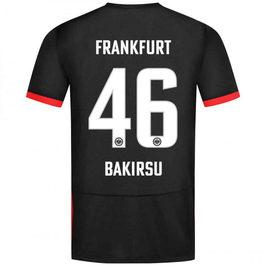 Dames Hüseyin Bakirsu #46 Zwart Uitshirt Uittenue 2024/25 T-Shirt