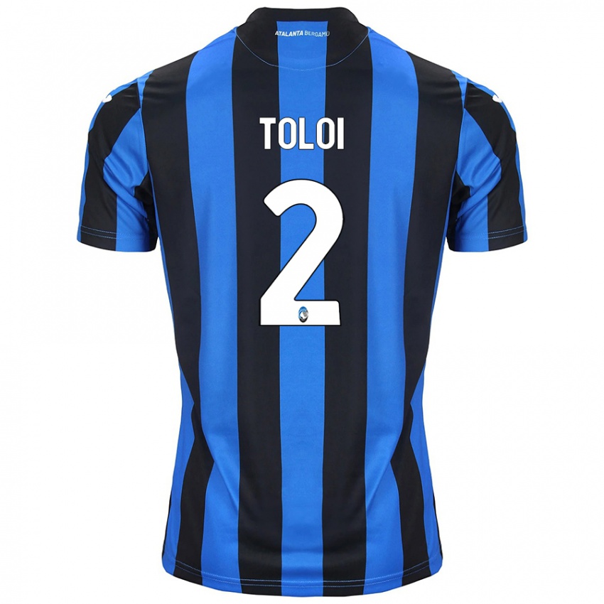 Kinderen Rafael Tolói #2 Blauw Zwart Thuisshirt Thuistenue 2024/25 T-Shirt