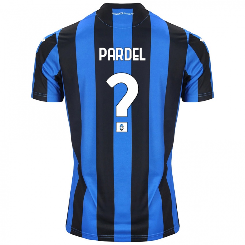 Kinderen Piotr Pardel #0 Blauw Zwart Thuisshirt Thuistenue 2024/25 T-Shirt