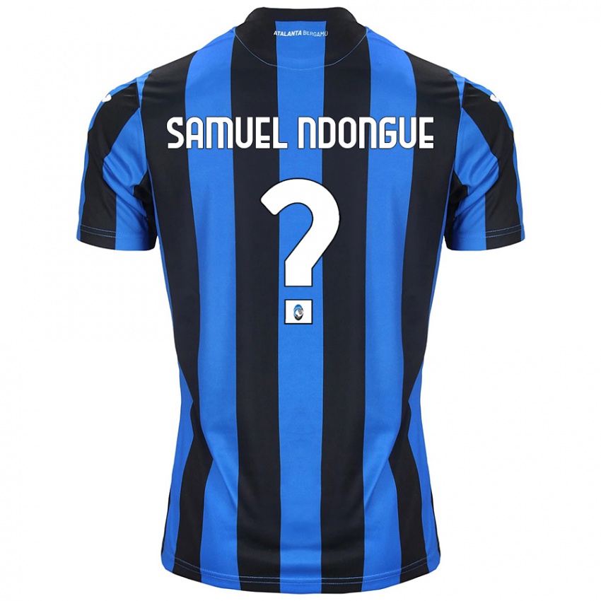 Kinderen Frederick Samuel Ndongue #0 Blauw Zwart Thuisshirt Thuistenue 2024/25 T-Shirt