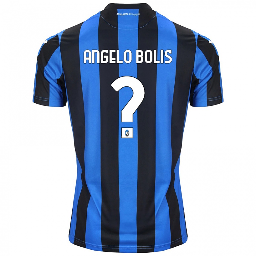 Kinderen Tommaso Angelo Bolis #0 Blauw Zwart Thuisshirt Thuistenue 2024/25 T-Shirt