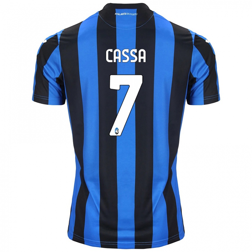 Kinderen Federico Cassa #7 Blauw Zwart Thuisshirt Thuistenue 2024/25 T-Shirt