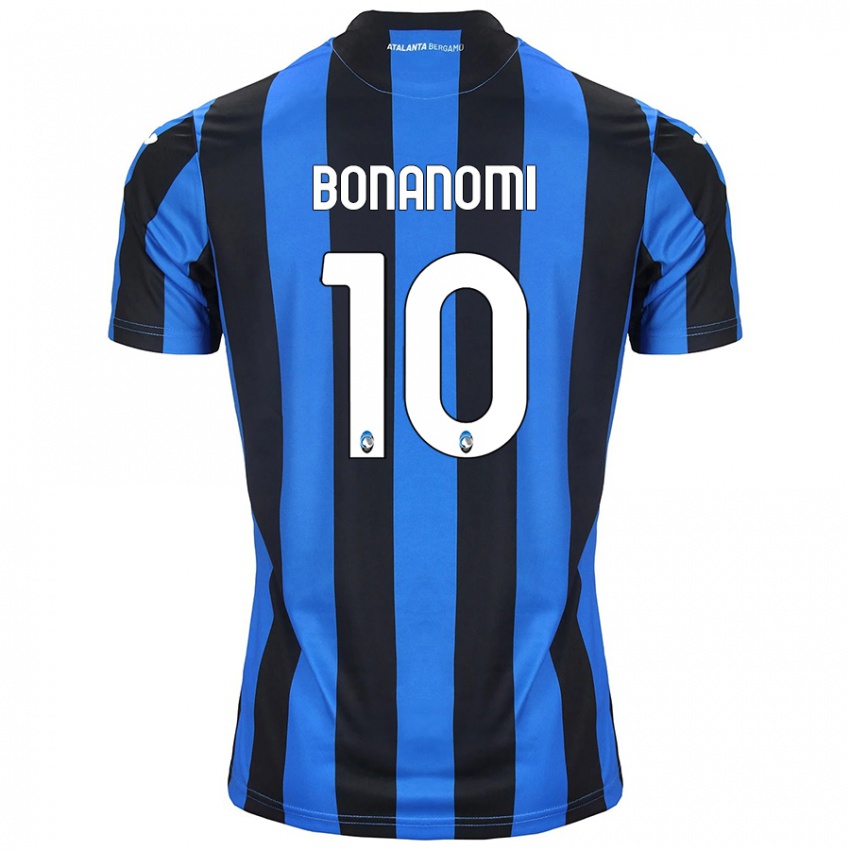 Kinderen Andrea Bonanomi #10 Blauw Zwart Thuisshirt Thuistenue 2024/25 T-Shirt