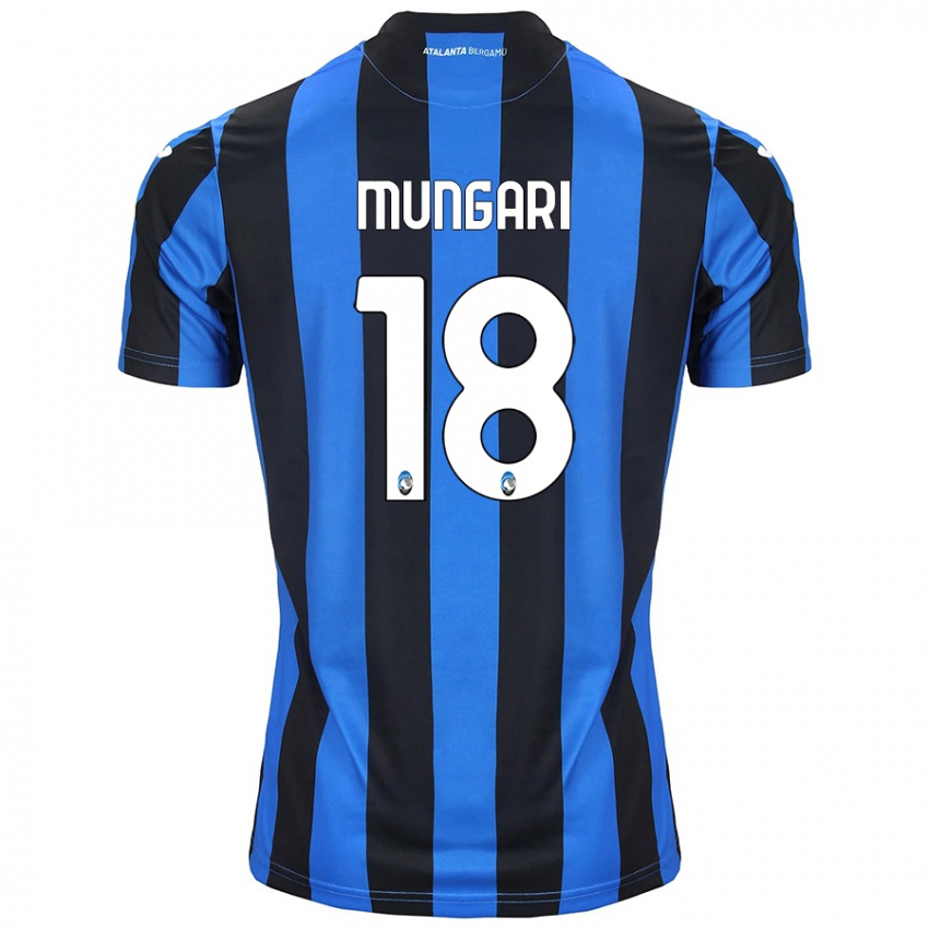 Kinderen Giuseppe Mungari #18 Blauw Zwart Thuisshirt Thuistenue 2024/25 T-Shirt