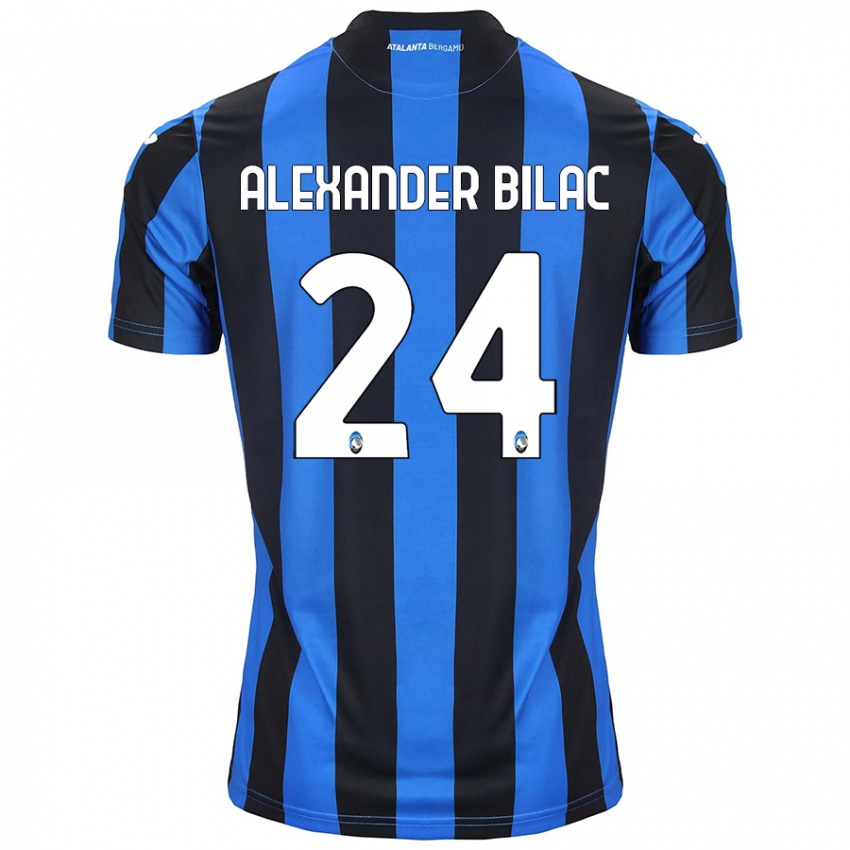 Kinderen Max Alexander Bilac #24 Blauw Zwart Thuisshirt Thuistenue 2024/25 T-Shirt