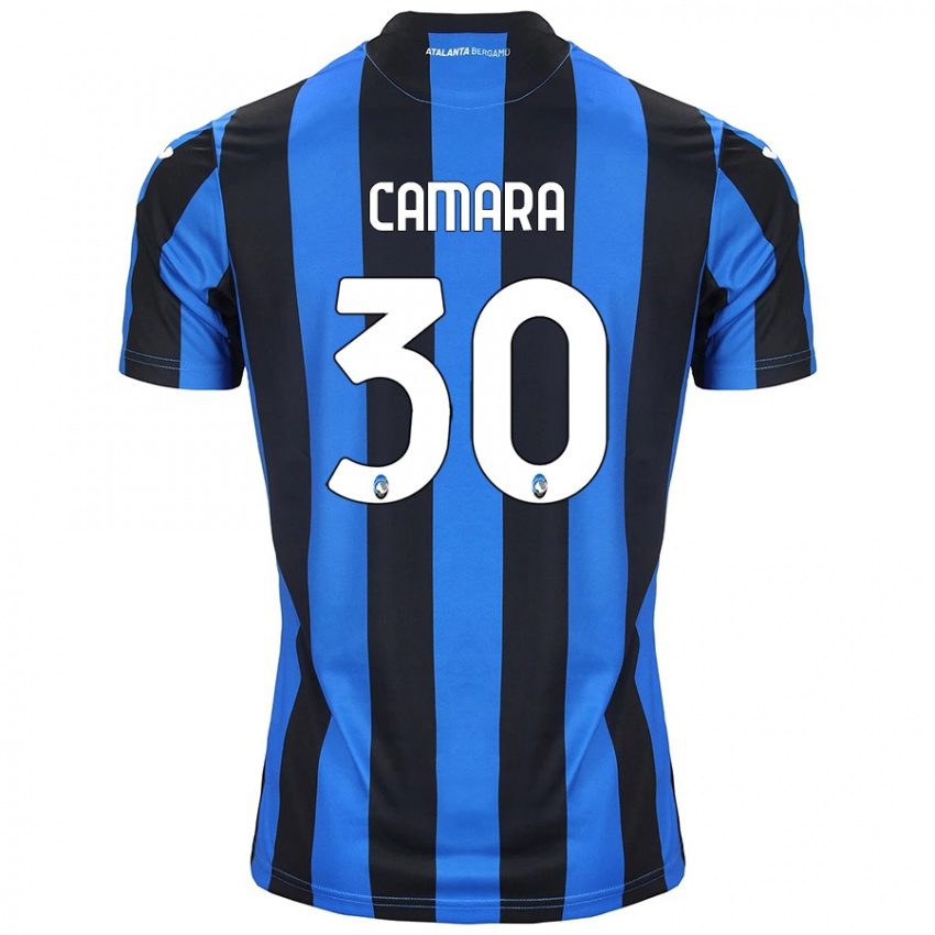 Kinderen Henry Camara #30 Blauw Zwart Thuisshirt Thuistenue 2024/25 T-Shirt