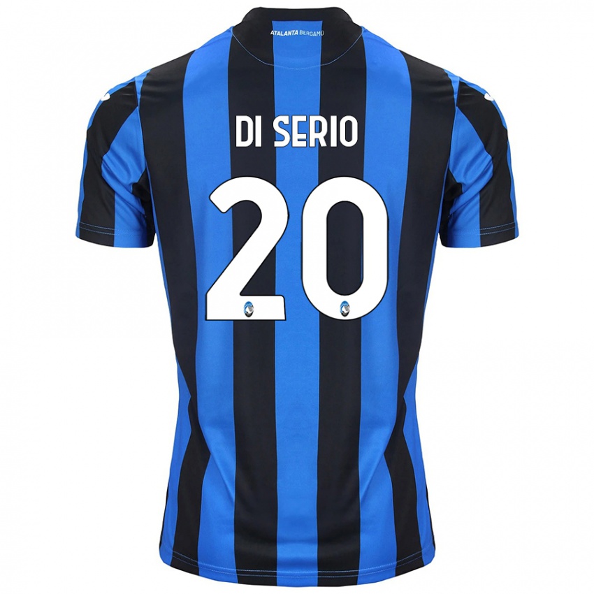 Kinderen Giuseppe Di Serio #20 Blauw Zwart Thuisshirt Thuistenue 2024/25 T-Shirt