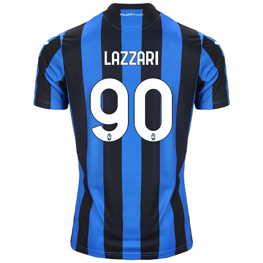 Kinderen Ilaria Lazzari #90 Blauw Zwart Thuisshirt Thuistenue 2024/25 T-Shirt