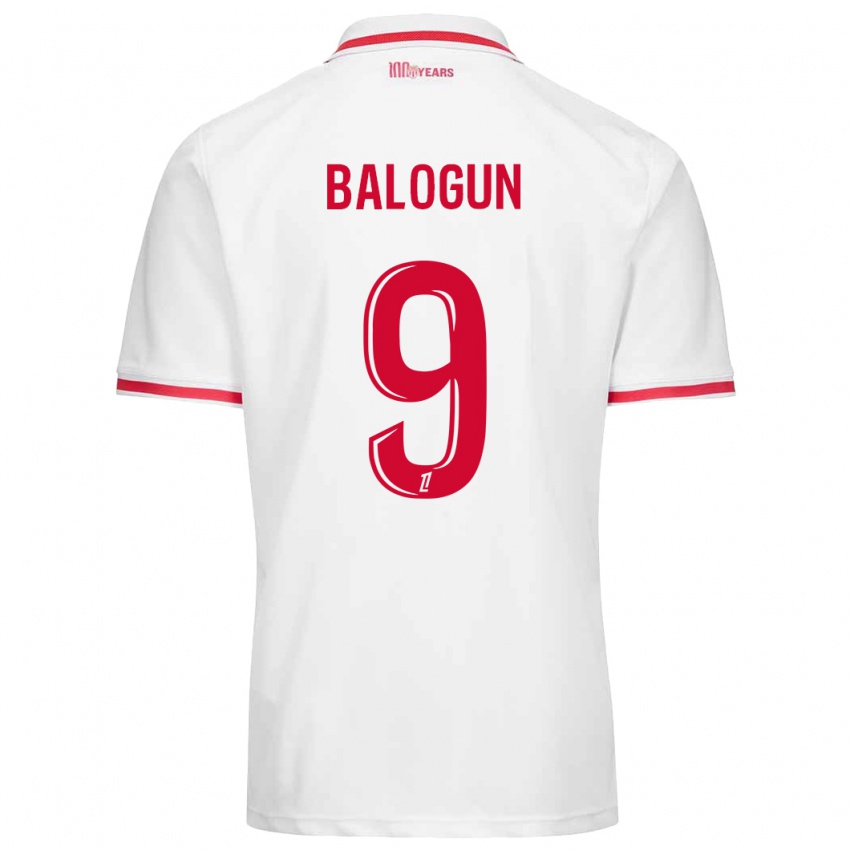 Kinderen Folarin Balogun #9 Wit Rood Thuisshirt Thuistenue 2024/25 T-Shirt