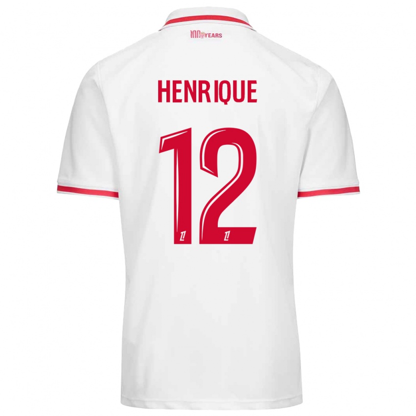 Kinderen Caio Henrique #12 Wit Rood Thuisshirt Thuistenue 2024/25 T-Shirt