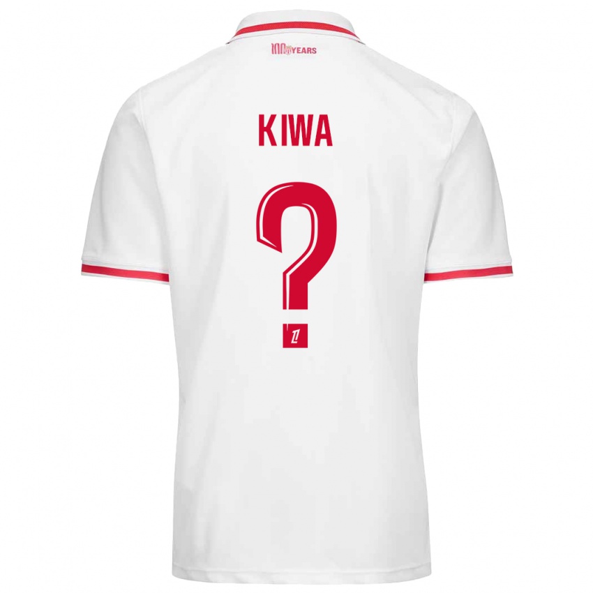 Kinderen Bradel Kiwa #0 Wit Rood Thuisshirt Thuistenue 2024/25 T-Shirt