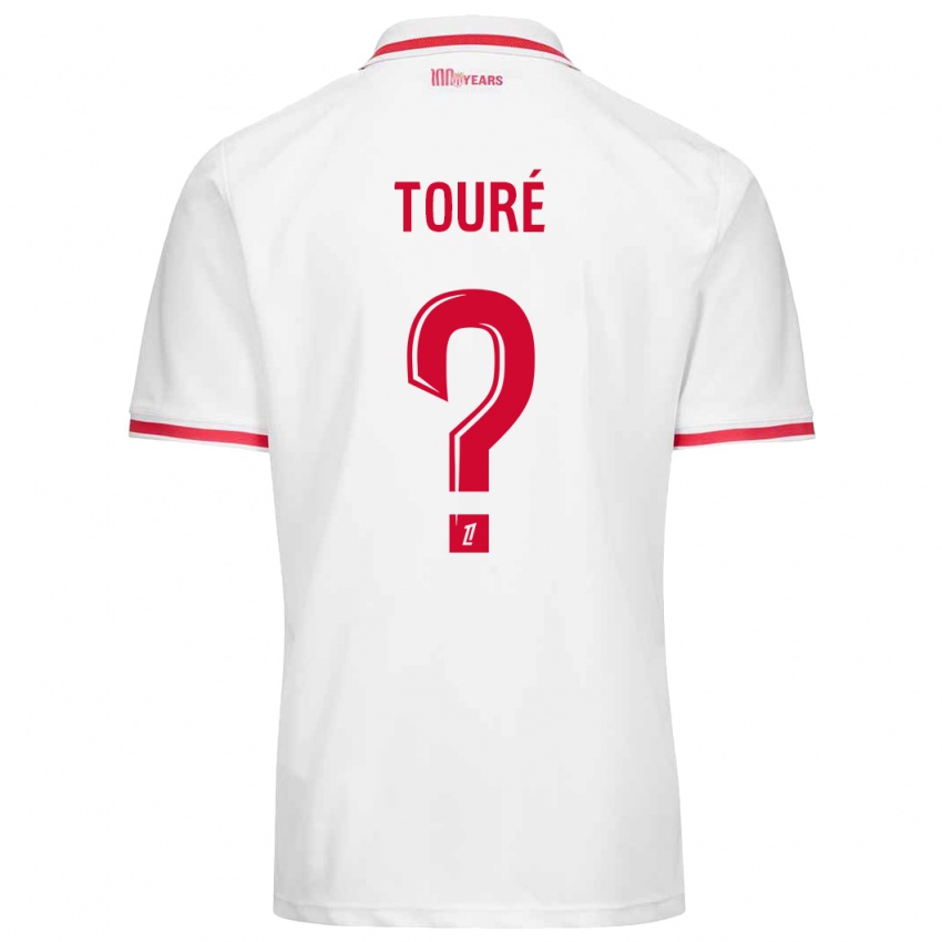 Kinderen Ilane Touré #0 Wit Rood Thuisshirt Thuistenue 2024/25 T-Shirt